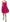 Dolce & Gabbana Elegant Fuchsia Pink Silk Bow Front Dress