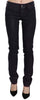 Just Cavalli Chic Black Low Waist Skinny Denim