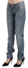 Just Cavalli Chic Blue Washed Slim Fit Denim Jeans