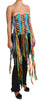 Dolce & Gabbana Multicolor Strapless Bustier Corset Top