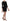 John Richmond Elegant Black Silk Mini Dress with Sequins