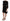 John Richmond Elegant Black Sequined Silk Mini Dress
