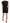 John Richmond Studded Black Leather Mini Sheath Dress