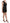 John Richmond Studded Black Leather Mini Sheath Dress