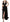 John Richmond Elegant Flare Maxi Evening Dress with Crystal Accents