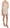 John Richmond Chic Beige Embellished Silk Mini Dress