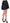 Exte Chic Dark Blue A-Line Mini Skirt