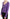 Exte Elegant Purple Crystal Embellished Long Sleeve Top