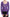 Exte Elegant Purple Crystal Embellished Long Sleeve Top