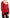 Exte Red Crystal Embellished Long Sleeve Top