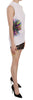 Dsquared² Chic White Sleeveless Tunic Dress