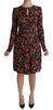Dolce & Gabbana Floral A-Line Viscose Knee Length Dress