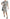 Dolce & Gabbana Elegant Silver A-Line Dress with Crystal Accents