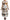 Dolce & Gabbana Elegant White Rooster Print Sheath Midi Dress