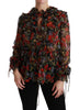 Dolce & Gabbana Elegant Floral Silk Long Sleeve Blouse