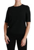 Dolce & Gabbana Elegant Black Stretch Blouse Top