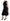 Dolce & Gabbana Elegant Black Fit Flare Wool Blend Dress
