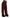 Dolce & Gabbana Elegant Maroon High Waist Wide Leg Trousers
