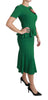 Dolce & Gabbana Enchanted Green Mermaid Midi Dress