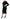 Dolce & Gabbana Elegant Black Bodycon Sheath Midi Dress