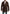 Dolce & Gabbana Elegant Brown Alpaca Blend Belted Cape Jacket