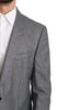 Dolce & Gabbana Elegant Gray Fantasy Pattern Slim Fit Blazer