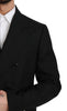 Dolce & Gabbana Elegant Black Slim Fit Formal Blazer