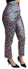Dolce & Gabbana Elegant High Waist Cropped Silk Blend Pants