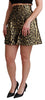 Dolce & Gabbana High Waist Black & Gold Luxe Shorts