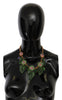 Dolce & Gabbana Elegant Floral Sicily Charm Necklace