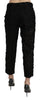 Dolce & Gabbana Elegant Straight Cropped Lace Trousers
