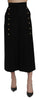Dolce & Gabbana Elegant High Waist Wide Leg Wool Pants