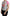 Moschino Chic Gray Crew Neck Cotton T-shirt with Pink Accents