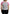 Moschino Chic Gray Crew Neck Cotton T-shirt with Pink Accents
