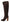 Dolce & Gabbana Studded Suede Knee High Boots in Brown