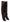 Dolce & Gabbana Studded Suede Knee High Boots in Brown