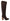 Dolce & Gabbana Studded Suede Knee High Boots in Brown