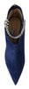 Jimmy Choo Pop Blue Crystal-Strap Heeled Boots