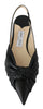 Jimmy Choo Elegant Pointed Toe Leather Flats