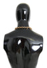 Dolce & Gabbana Elegant Gold Floral Crystal Statement Necklace