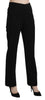 BENCIVENGA Elegant Black High Waist Straight Pants