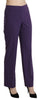 BENCIVENGA Elegant High Waist Violet Straight Pants