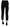 BENCIVENGA Elegant Black High Waist Cropped Pants