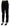BENCIVENGA Elegant High Waist Straight Black Trousers