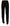 BENCIVENGA Elegant High Waist Straight Black Trousers
