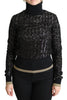 Dolce & Gabbana Elegant Sequined Turtleneck Sweater