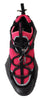 Jimmy Choo Electric Elegance Leather Mesh Sneakers