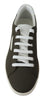 Dolce & Gabbana Sleek White Leather Low Top Sneakers