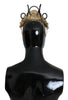 Dolce & Gabbana Stunning Crystal Diadem Tiara - Gold Multicolor