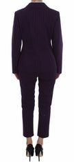 BENCIVENGA Elegant Striped Pant & Blazer Suit
